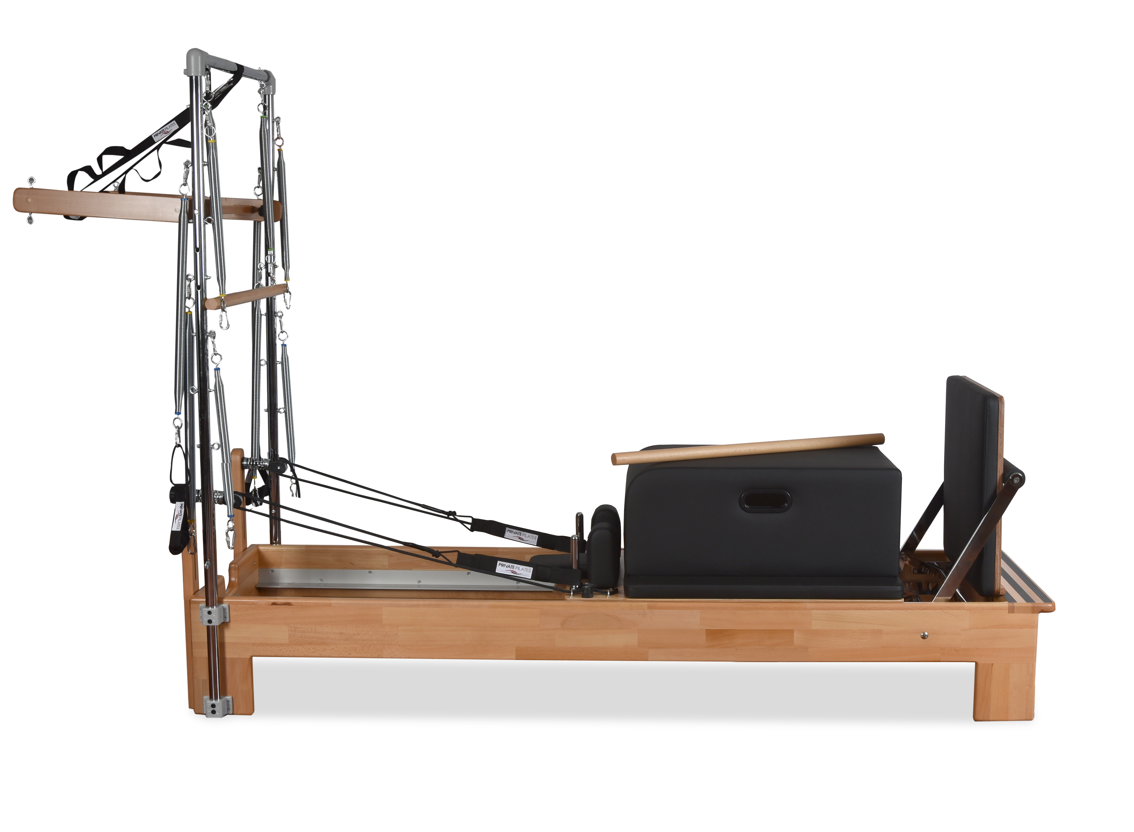 Private Pilates Premium Wood Reformer-Tower Bundle