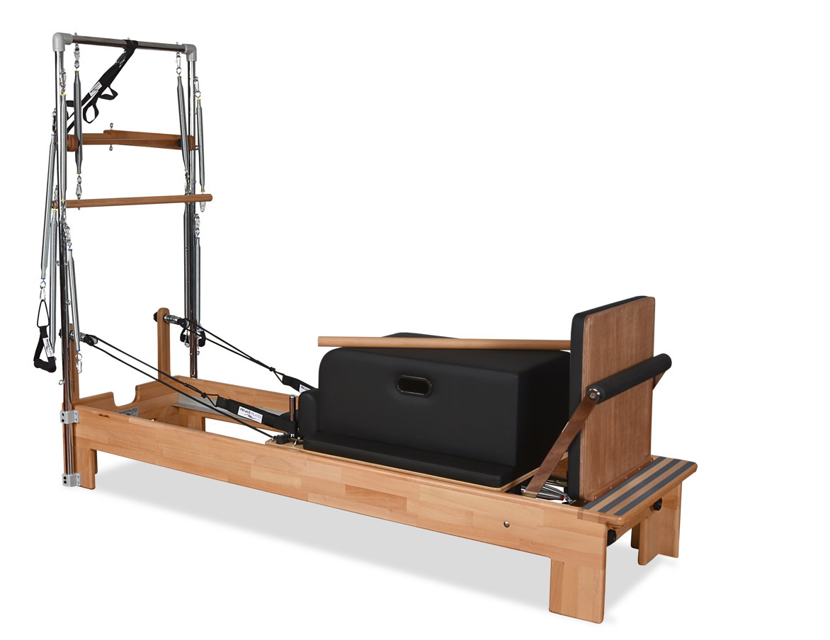 Private Pilates Premium Wood Reformer-Tower Bundle